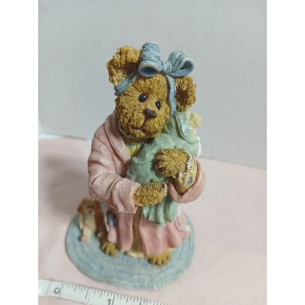 Boyds Bears -Bearstone - Mommy Bearhugs w/Baby Bundles -  Late Night Comfort
